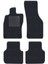 Honda Civic Euro Hatchback 2003-2005 -5 Kapı Makyaj Siyah Halı Gri Kenar Baklava Topuk 2250 gr Paspas 1