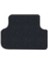Renault Megane 1 1995-2002 Siyah Halı Gri Kenar Elipsler Topuk 2250 gr Paspas 4