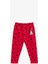 Kız Bebek Eşofman Alt Kırmızı Desenli 2KMG49067AK 1