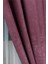 Gül Kurusu Düz Renk Pileli Soft Fon Perde, 1/2 Seyrek Pile, Tek Kanat 50 x 240 cm 5