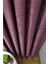 Gül Kurusu Düz Renk Pileli Soft Fon Perde, 1/2 Seyrek Pile, Tek Kanat 50 x 270 cm 4