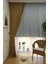 Deve Tüyü Düz Renk Pileli Soft Fon Perde, 1/3 Sık Pile, Tek Kanat 50 x 270 cm 2