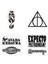 Harry Potter Dark Arts Özel Kesim Sticker Seti 1