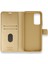 Xiaomi Mi 10T Pro Kılıf Mıknatıslı Kapaklı Cüzdan Deluxe Kopçalı Gold 2