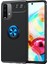 Xiaomi Redmi 9t Kılıf Manyetik Kamera Korumalı Yüzüklü Standlı Yumuşak Silikon Ravel Siyah-Mavi 1
