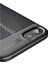 iPhone 8 Kılıf Niss Derili Silikon Siyah 2