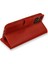 iPhone 12 Pro Kılıf Mıknatıslı Kapaklı Cüzdan Deluxe Kopçalı Kırmızı 3