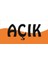 Yangın Takımınızın Renklerinde Kısım Tabelası Açık Yazılı 15X30 cm B-6 1