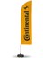 Continental Temalı Olta Yelken Bayrak 75 x 300 cm A+ Kumaş 1