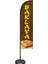 Baklava Temalı Olta Yelken Bayrak 75 x 300 cm A+ Kumaş 1