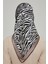 2021/22 Sonbahar Kış Serisi Zebra Desen Ipek Twill Eşarp 8654D-20 3