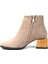 Ten Süet Topuklu Klasik Kadın Bot 3