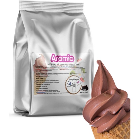 Aromio Latte Plus Kakaolu Dondurma Tozu 1250 gr