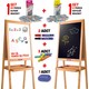 Magnet Ahşap Yazı Tahtası Çift Taraflı Manyetik Özellikli