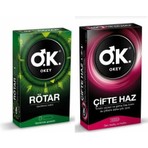 Okey Prezervatif Rötar 10 Lu + Çifte Haz 10 Lu