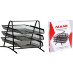 Mane Metal 3'lü Evrak Rafı