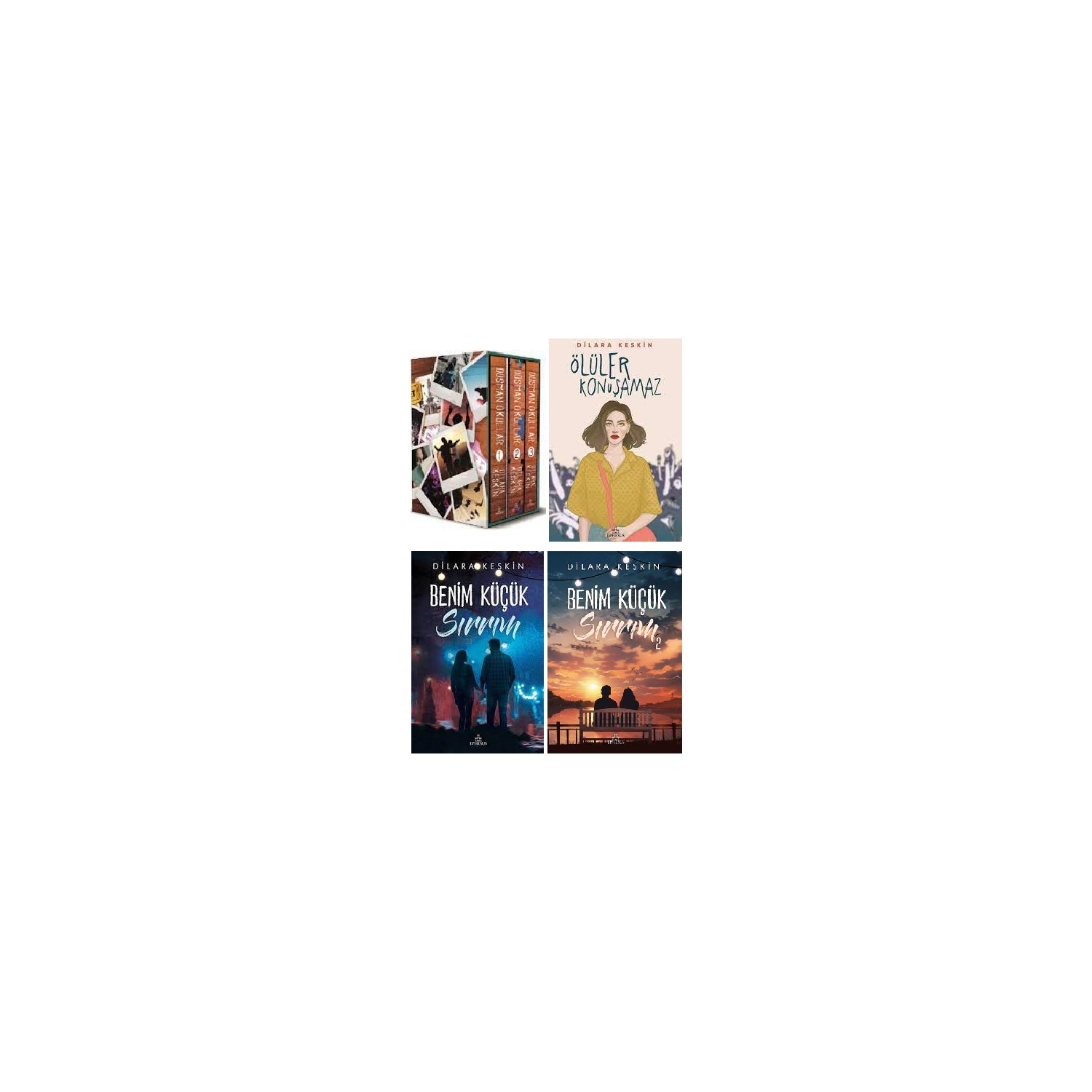 ephesus yayinlari dilara keskin tum kitaplari 6 kitap set kitabi