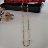 Gena Moda Gold Renk Çelik Kolye