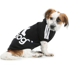 Dogi & Dog Dogi&dog Küçük Irk Siyah Adidog Kedi-Köpek SWEATI(1KG-10KG Arası)