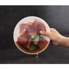 Loggia 6 Lı Kapak Silikon Tencere Tabak Saklama Bonesi