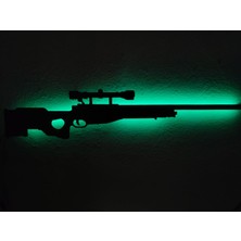 Dekoraven Awp LED Işıklı Ahşap Tablo