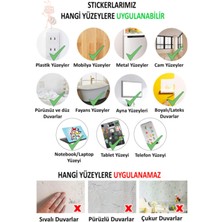 Echo Home Munzur Kedi Klozet Kapağı ve Banyo Sticker Seti
