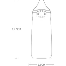 Milon Bear Çift Kullanımlı Çift Başlı Çocuk Yalıtım Fincan Paslanmaz Çelik Fincan (Yurt Dışından)