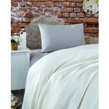 Komfort Home Tek Kişilik Ranforce Pamuk Pike / Krem