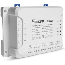 Sonoff 4chpror3 Akıllı Anahtar Modülü | Alexa , Google | 4 Gang 4 Çıkışlı | Uzaktan Kumanda Edilebilir
