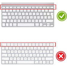 McStorey Klavye Kılıfı Apple Magic Keyboard-1 A1314 ile Uyumlu Türkçe Q Baskı Silikon Kılıf