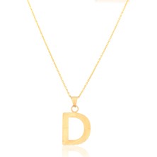 14 Ayar Altın Harf Kolye