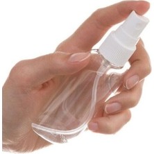 Güvenç Ambalaj 100 Adet - 100 ml Plastik Boş Şeffaf Sprey Şişe