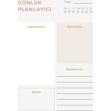 Chi-Chi Papers Masaüstü Planlayıcı Günlük Planlayıcı Eva