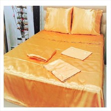 Taç Micropolyester Çift Kişilik Basic Nevresim Takımı Turuncu