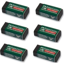 Faber-Castell 6 Adet Faber Castell Siyah Silgi Öğrenci Okul Silgisi 6ADET