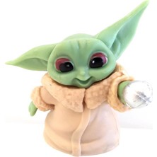 Hd Marketim Star Wars 3D Baby Yoda Mini Figür Oyuncak 5 cm 9138