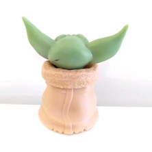 Hd Marketim Star Wars 3D Baby Yoda Mini Figür Oyuncak 5 cm 9140