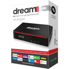 Dreamstar A5 Android 4K Tv Box Uydu Alıcısı 2gb Ram 16GB Hafıza