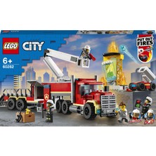 LEGO City İtfaiye Komuta Birimi 60282 - Çocuklar için Oyuncak Yapım Seti (380 Parça)