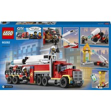 LEGO City İtfaiye Komuta Birimi 60282 - Çocuklar için Oyuncak Yapım Seti (380 Parça)