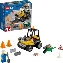 LEGO City Yol Çalışması Aracı 60284 - Çocuklar İçin Yaratıcı Oyuncak Yapım Seti (58 Parça)