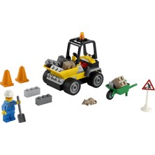 LEGO City Yol Çalışması Aracı 60284 - Çocuklar İçin Yaratıcı Oyuncak Yapım Seti (58 Parça)