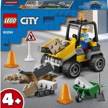 LEGO City Yol Çalışması Aracı 60284 - Çocuklar İçin Yaratıcı Oyuncak Yapım Seti (58 Parça)