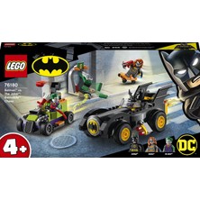 LEGO® DC Batman# Joker##e Karşı: Batmobil Takibi 76180 -  Çocuklar için Batmobil ve Hot Rod Oyuncağı Yapım Seti (136 Parça)