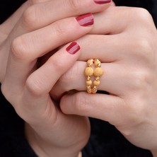 Engingold 22 Ayar Sarı Altın Dorika Model Yüzük