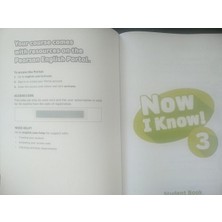 Pearson Education Yayıncılık Now I Know 3 Student's Book With Online Practice + Workbook