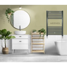 Mernes 600 x 900 mm Havlupan Radyatör Antrasit RENK13 Borulu MNA6713 Anrasit
