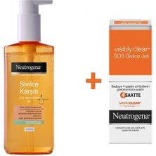 Neutrogena Yüz Temizleme Jeli 200ML + Visibly Sos Jeli 15 ml