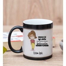 Hediye Dükkanı Kişiye Özel Maske Işi Iyi Oldu Tasarım Esprili Sihirli Kupa Bardak