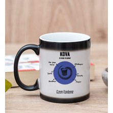 Hediye Dükkanı Kişiye Özel Kova Burcuna Hediye Sihirli Kupa Bardak